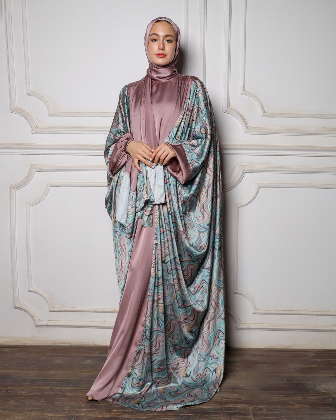 Marble mix silk Satin Essdal