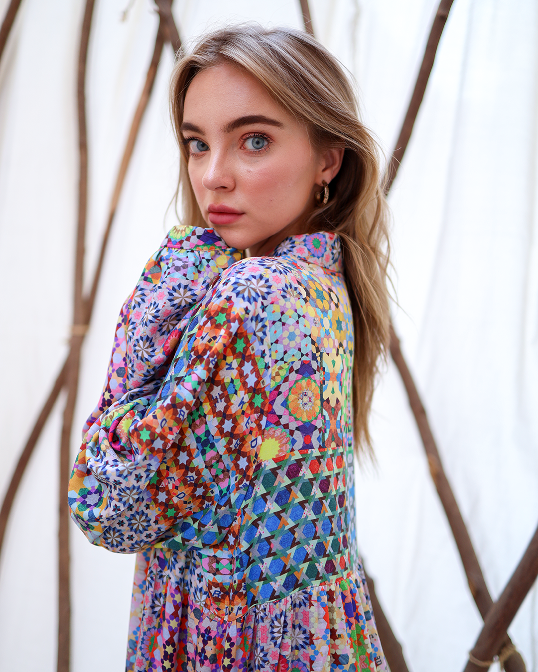 Dress Cotton colorful Boho