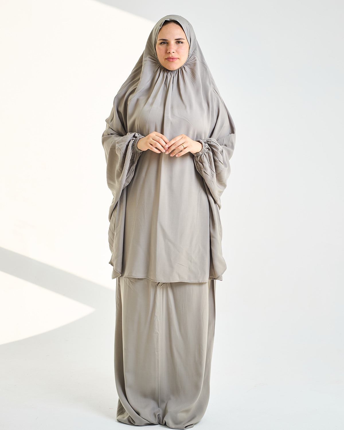 Light Grey Two Pieces Essdal - Viscose Cotton