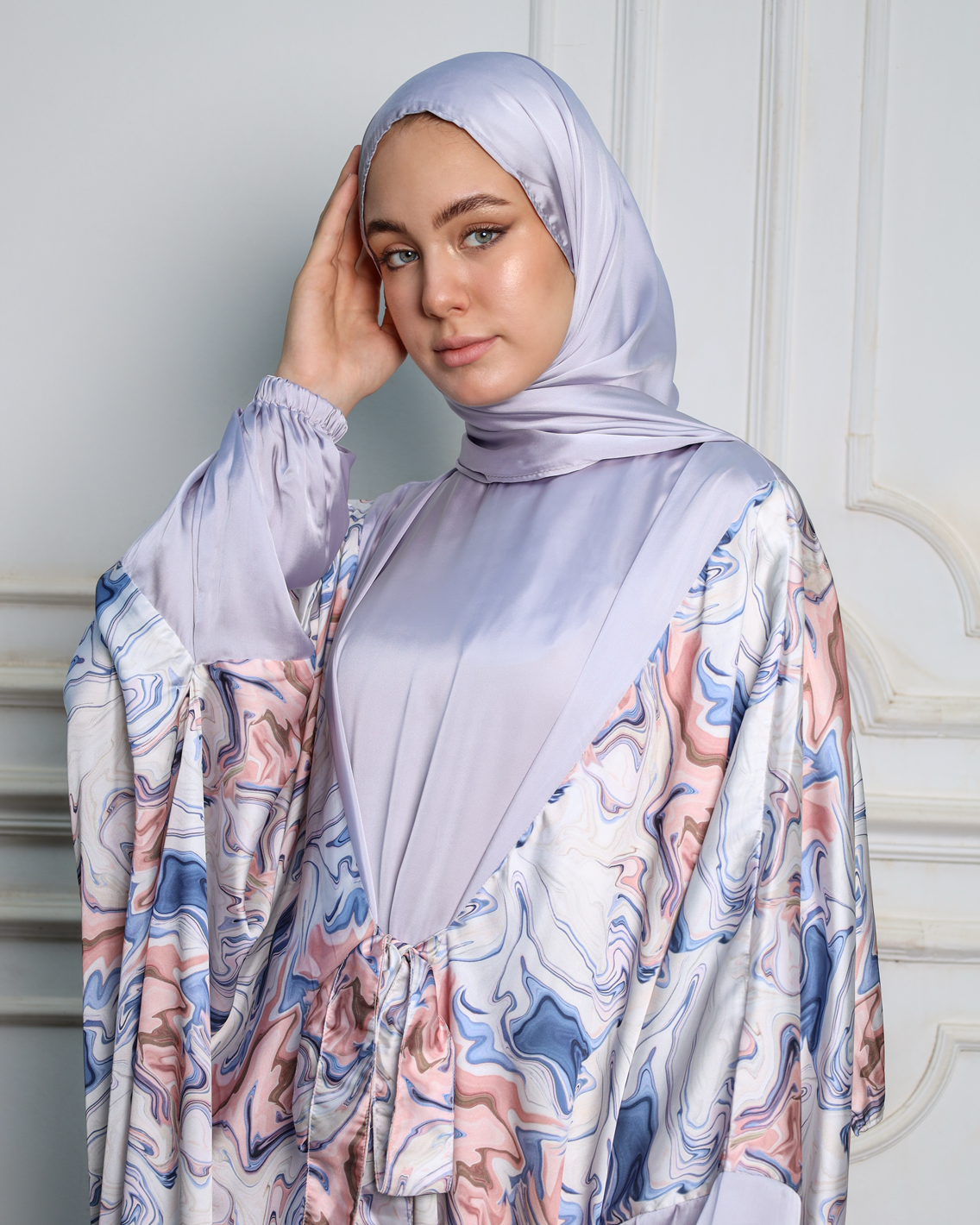 Marble mix silk Satin Essdal