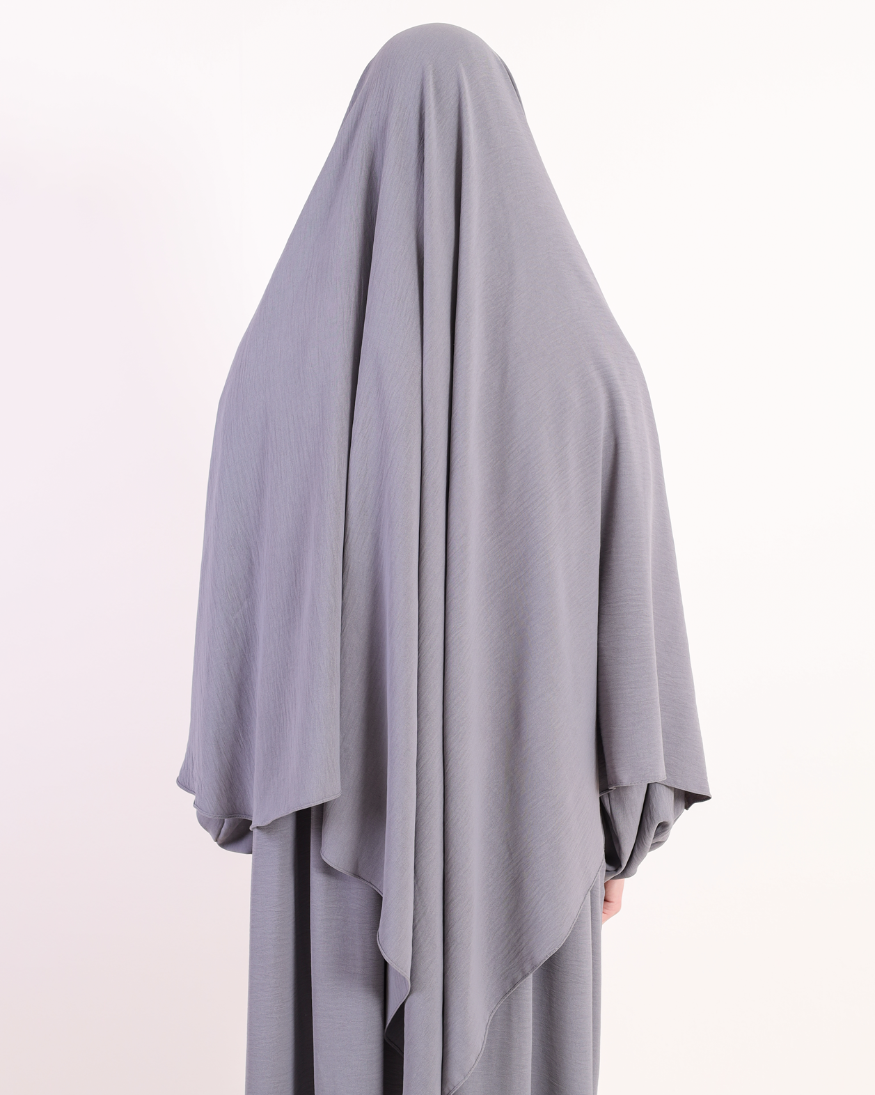Light Grey French Hijab