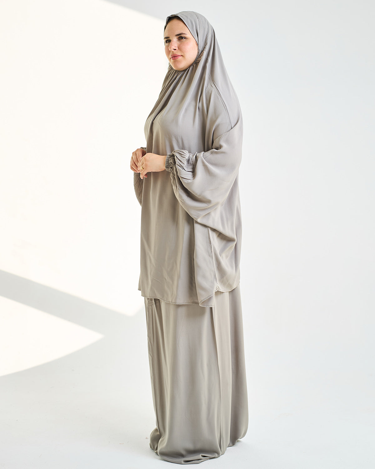 Light Grey Two Pieces Essdal - Viscose Cotton
