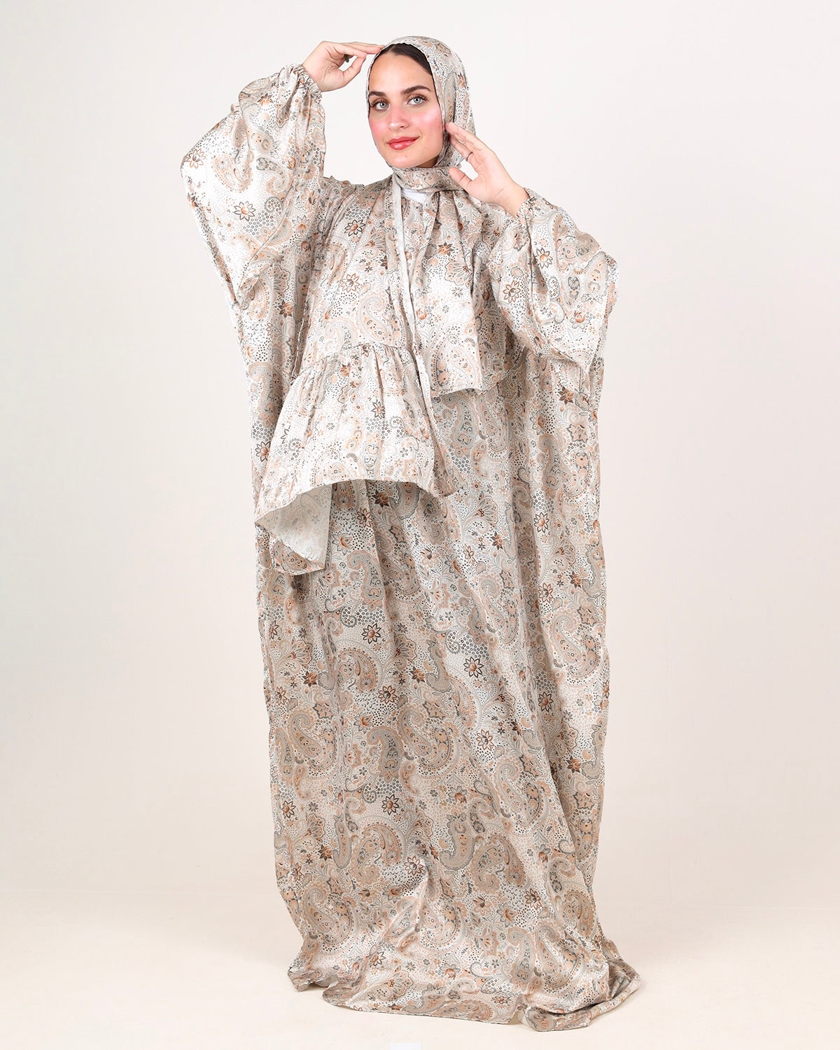 Paris Style Printed Silk Satin Essdal