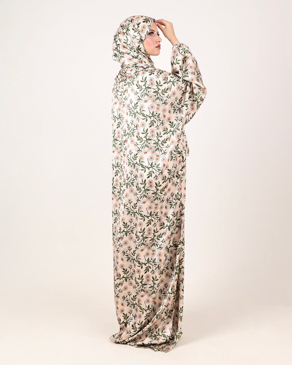 Angel Dream Printed Silk Satin Essdal