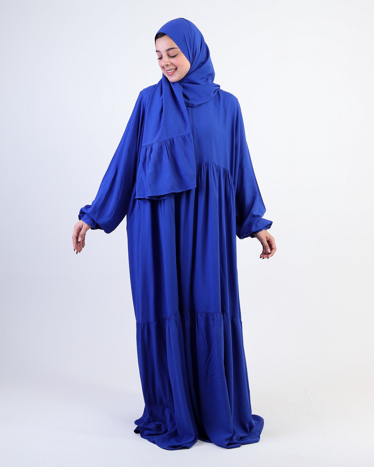 Royal Blue Essdal-Viscose Cotton