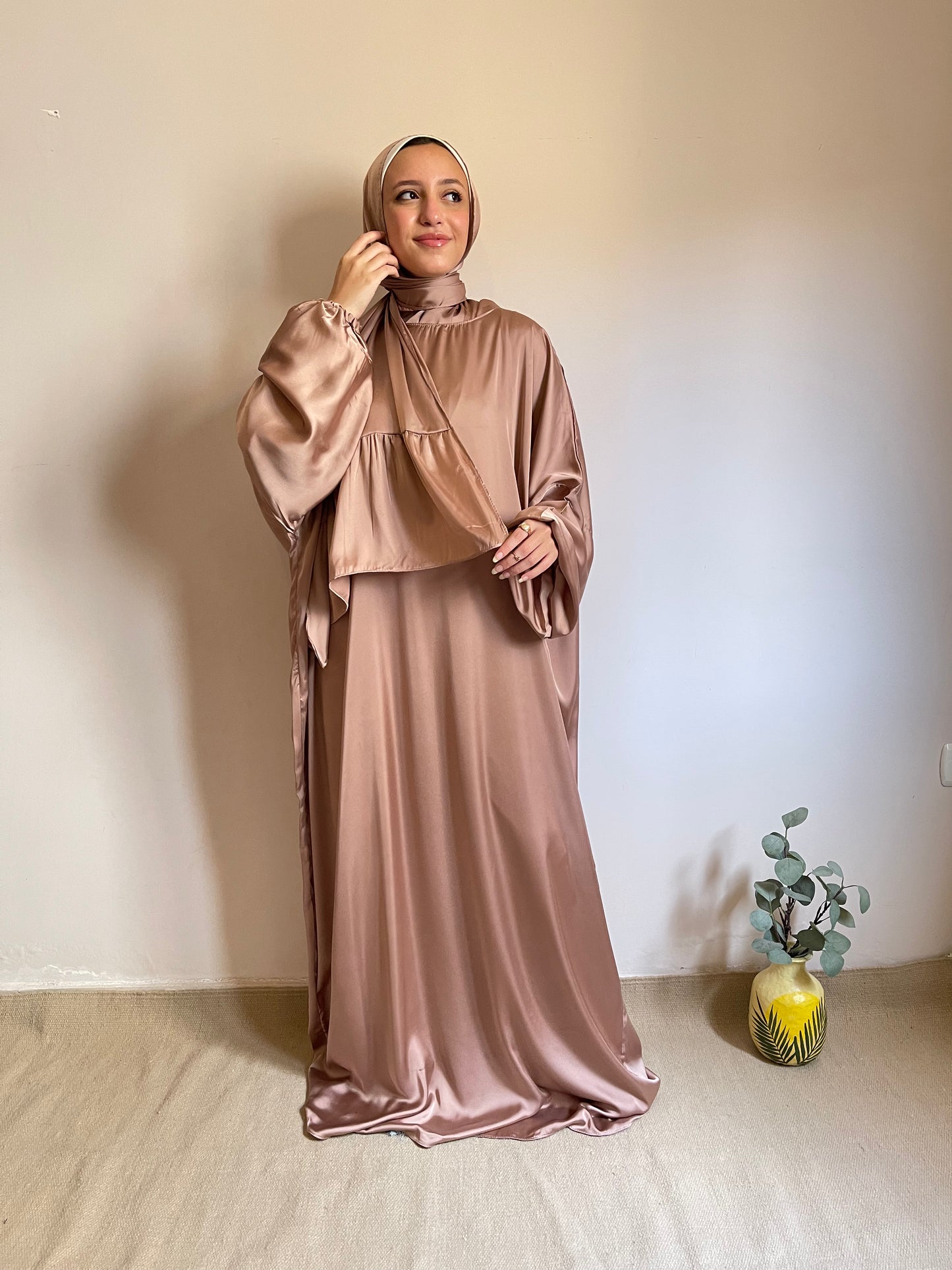 Latté Coffee- Silk Satin