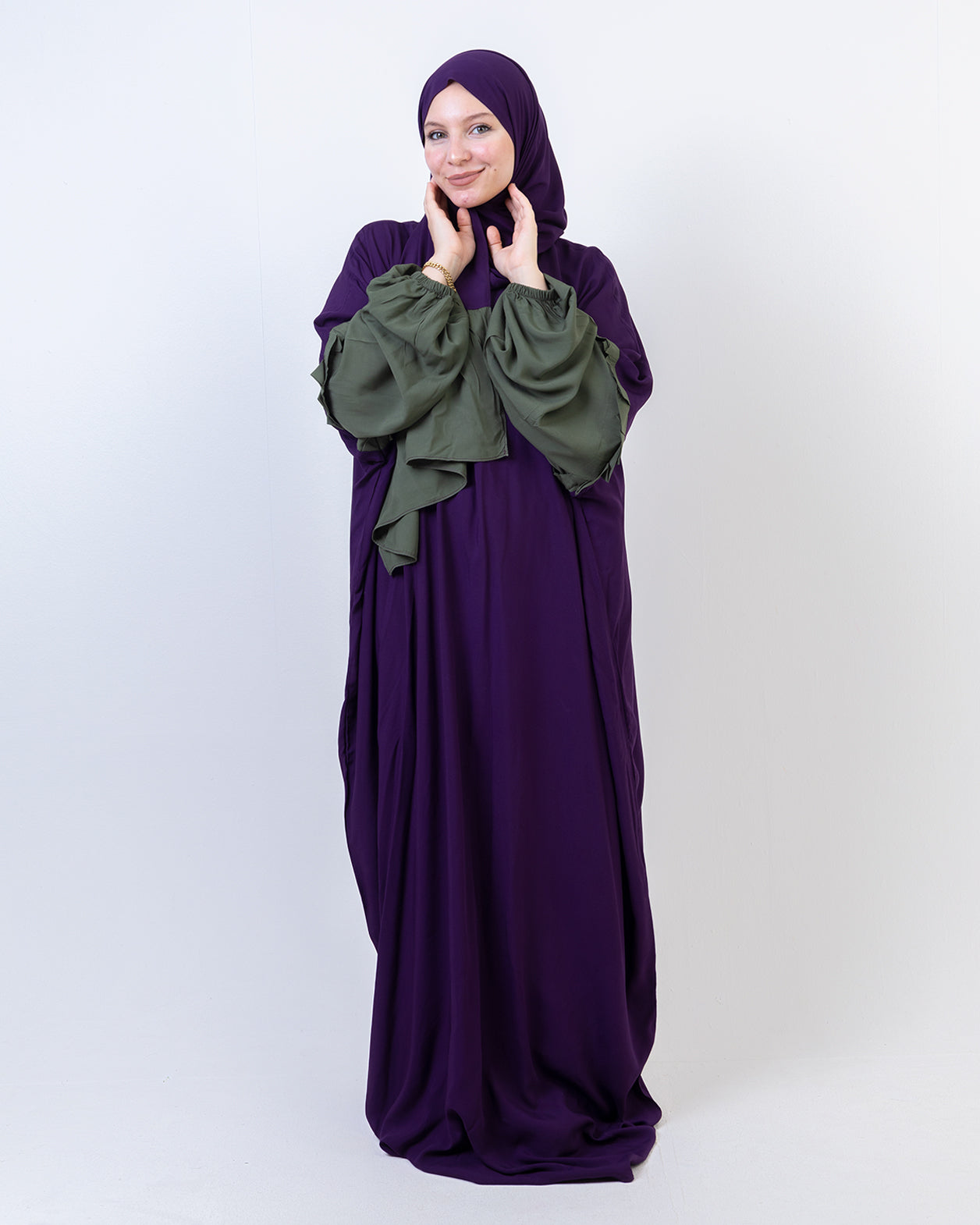 Two in one “ Purple and Olive Green “
