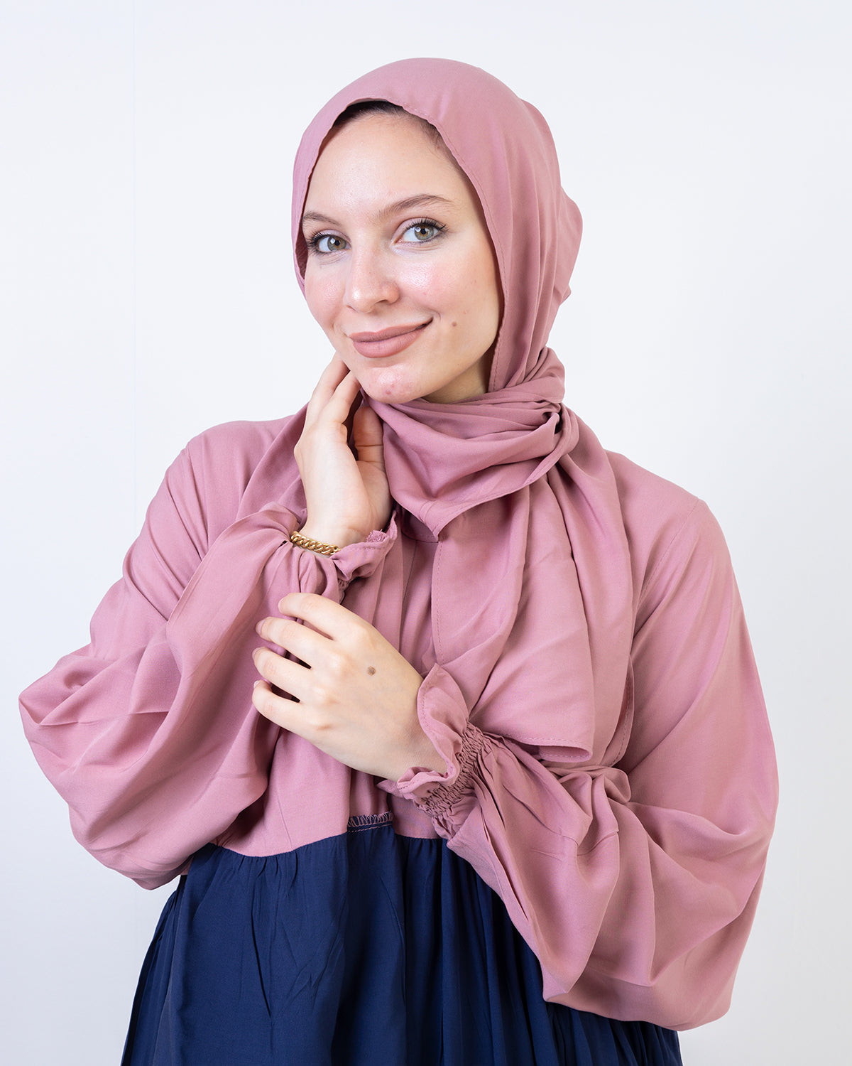 Mix and Match “ Cashmere and Navy Blue “