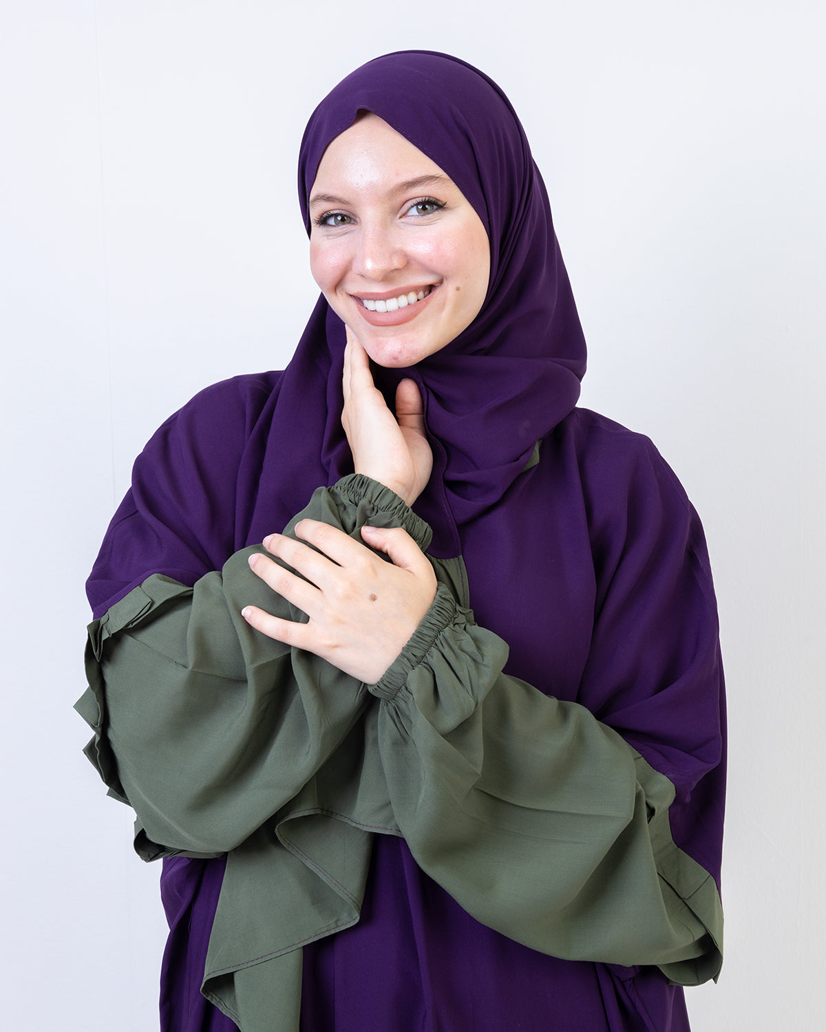 Two in one “ Purple and Olive Green “