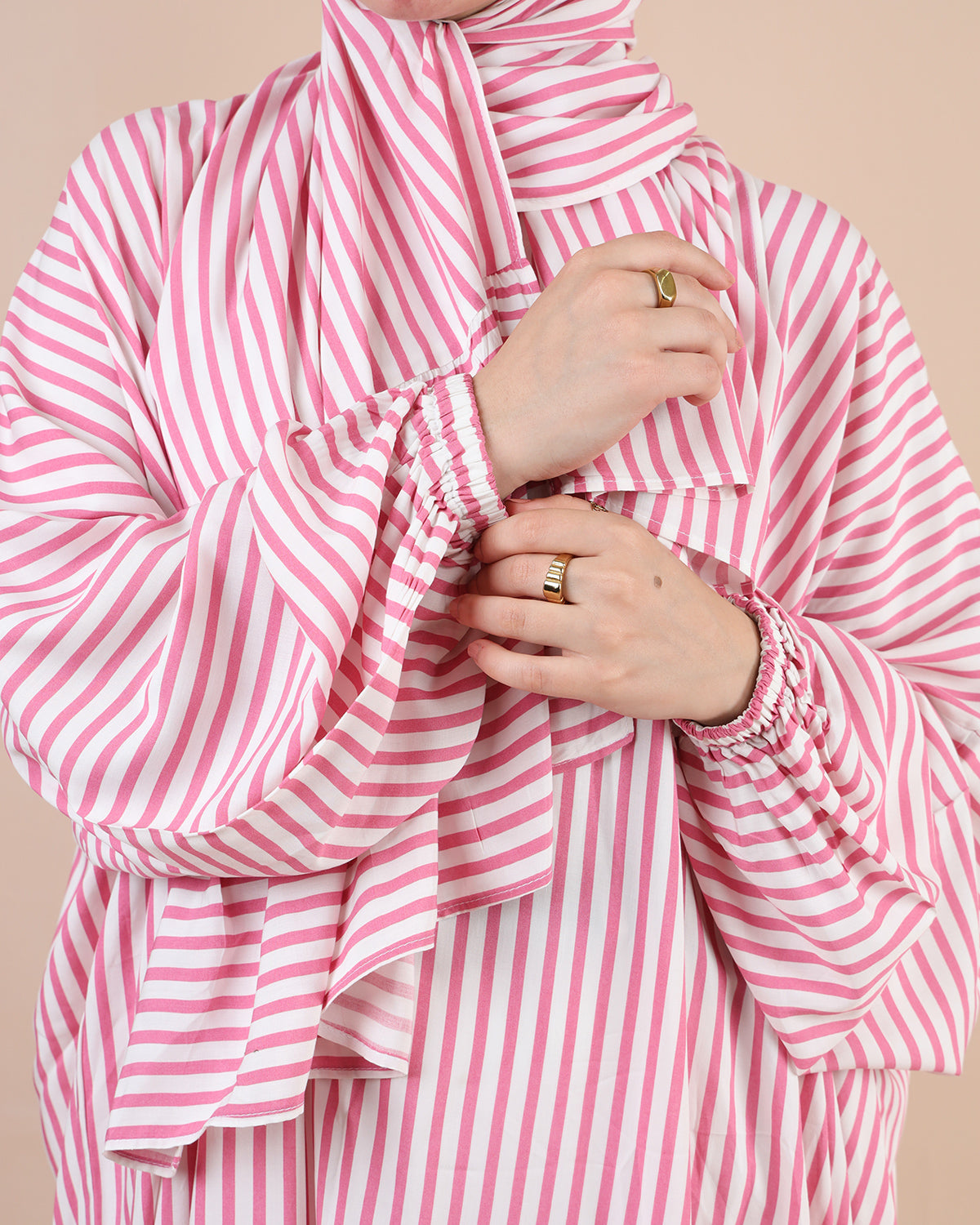 Fine Rayeé “ Pink “
