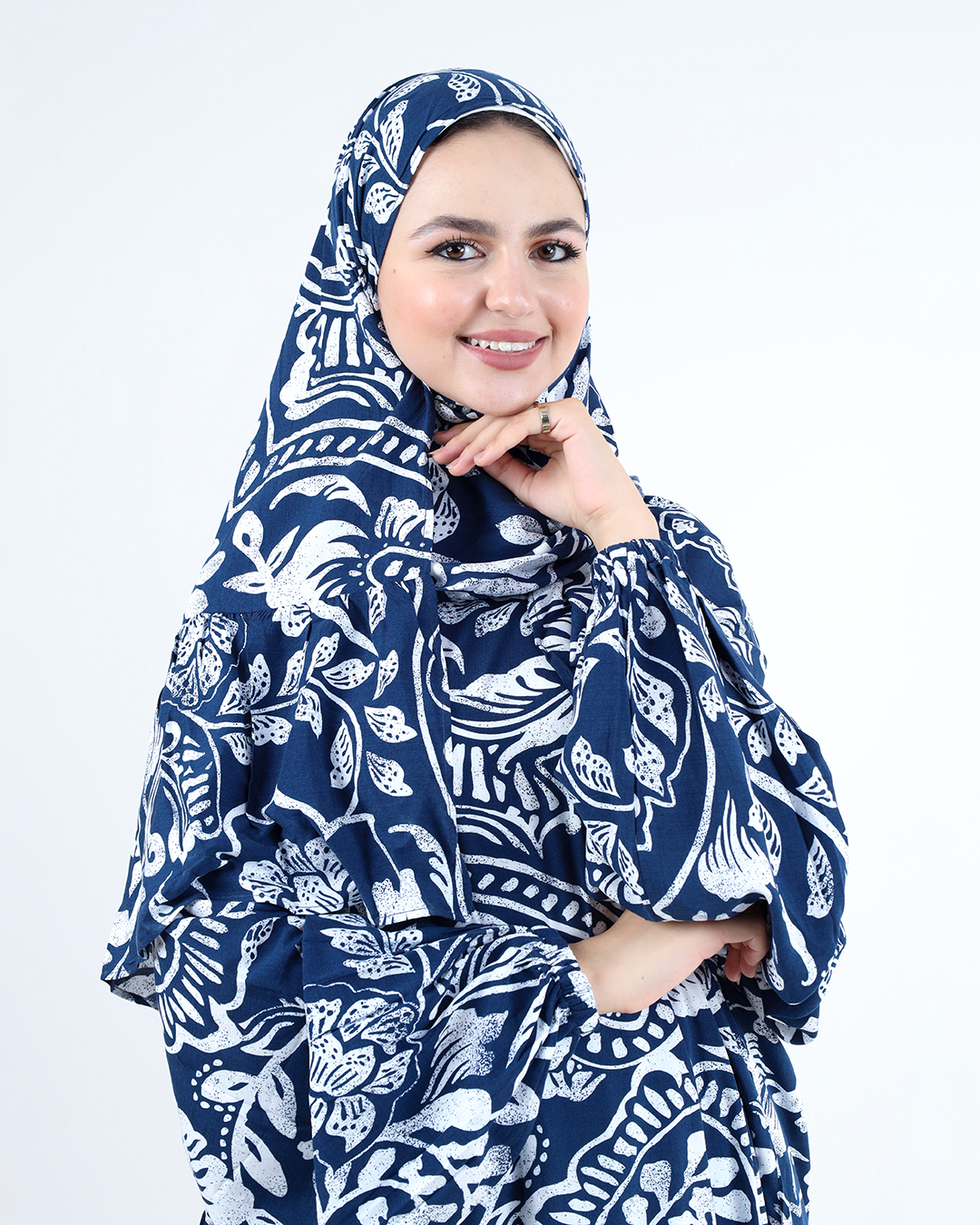 Boho Flowers “ Navy Blue “