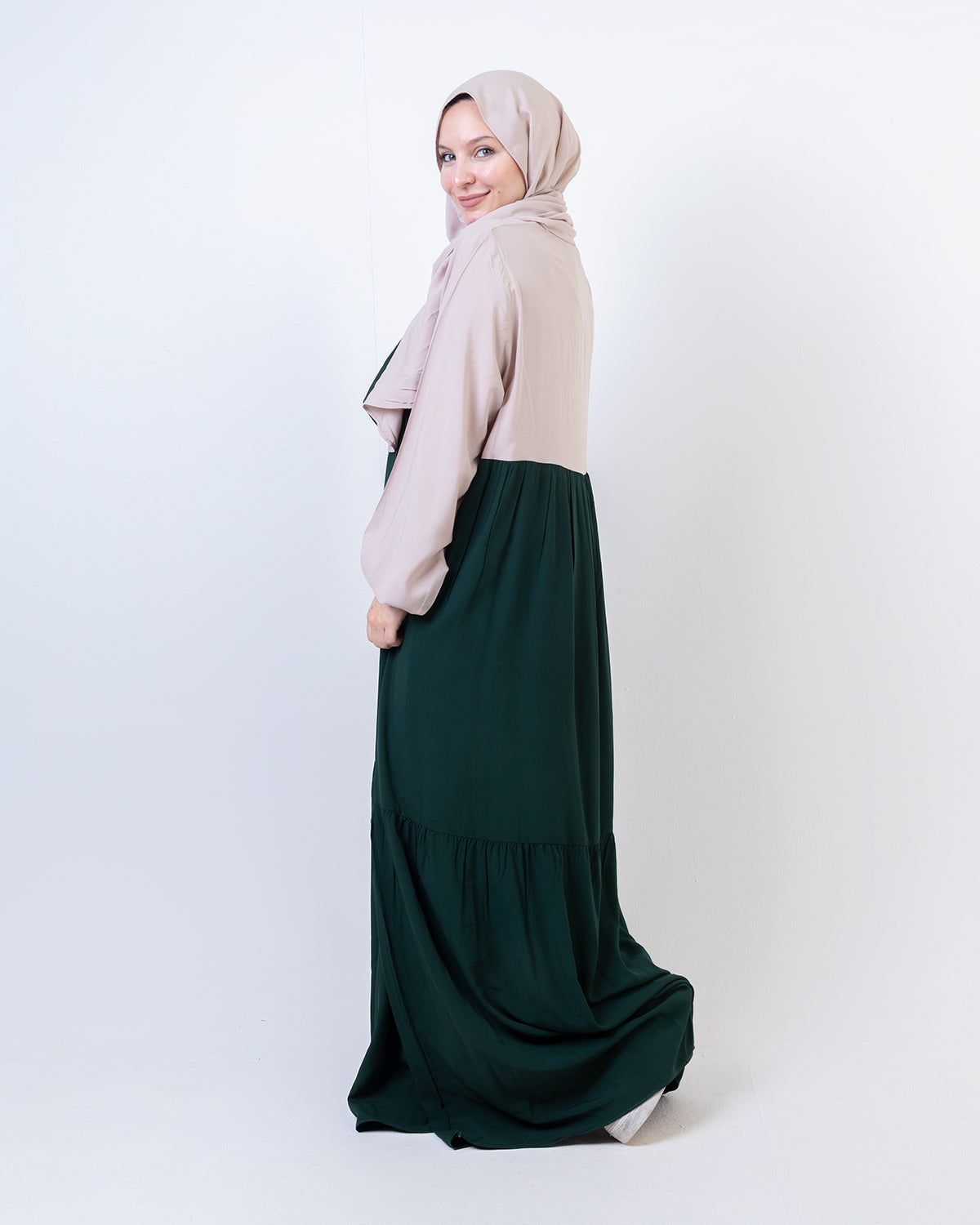 Mix and Match “ Beige and Teel Green “
