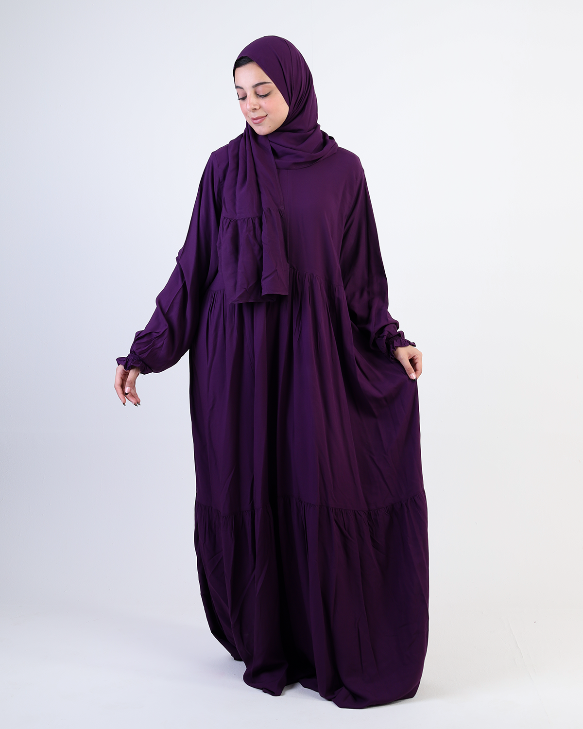 <tc>إسدال أرجواني - فيسكوز قطنإسدال</tc>