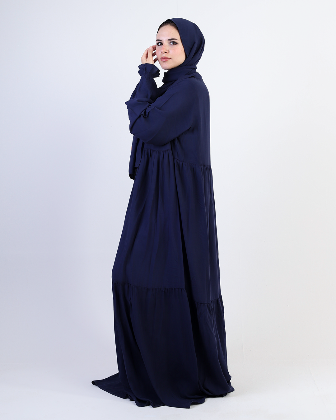 Navy blue Essdal-Viscose Cotton