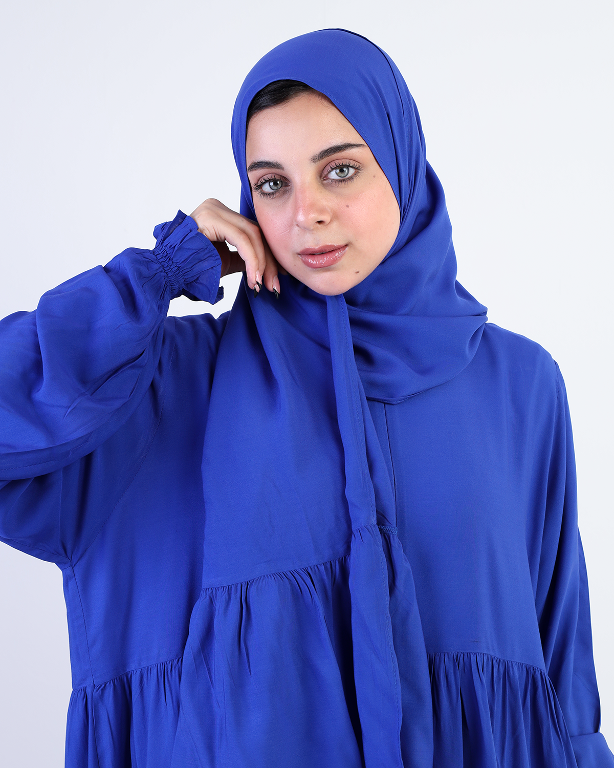 Royal Blue Essdal-Viscose Cotton