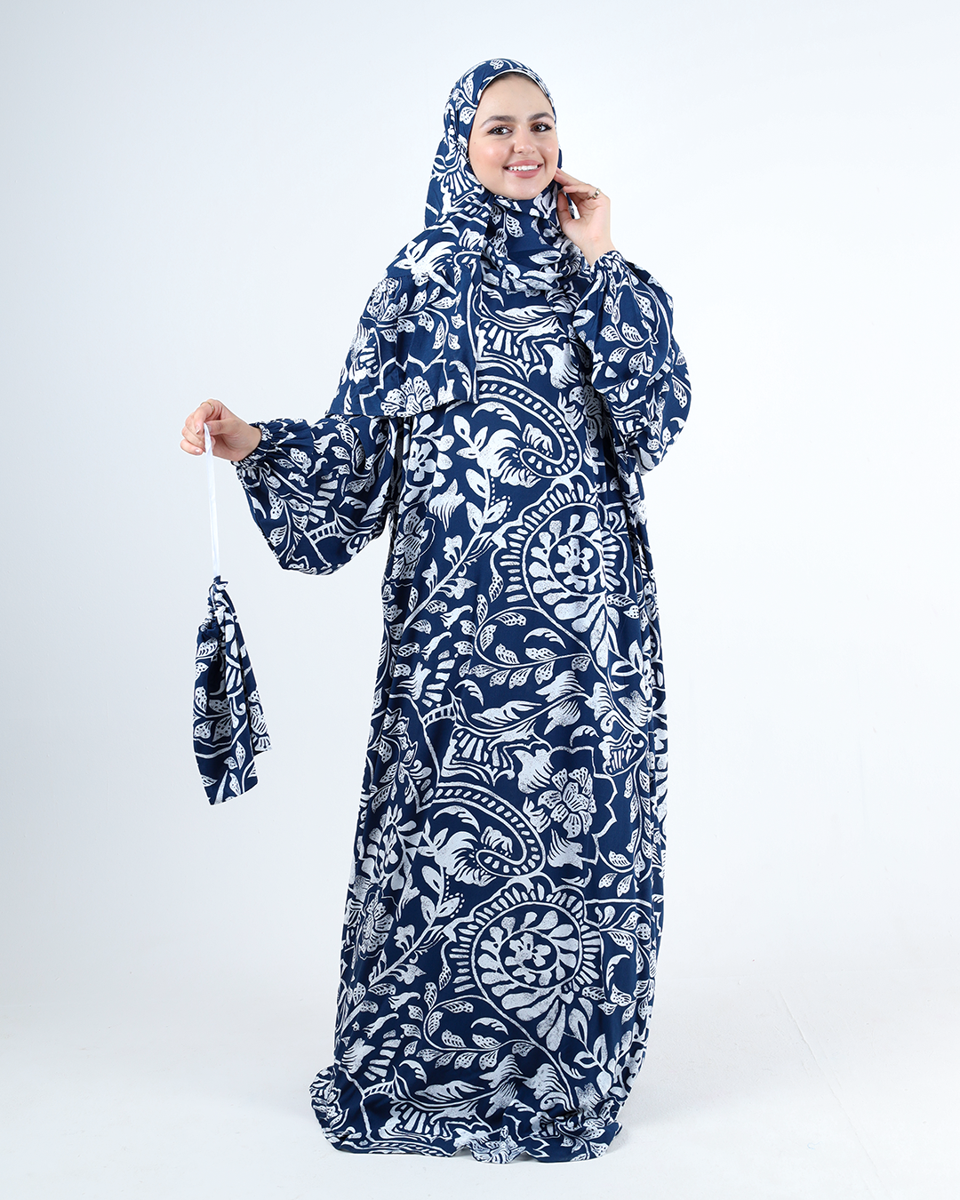 Boho Flowers “ Navy Blue “