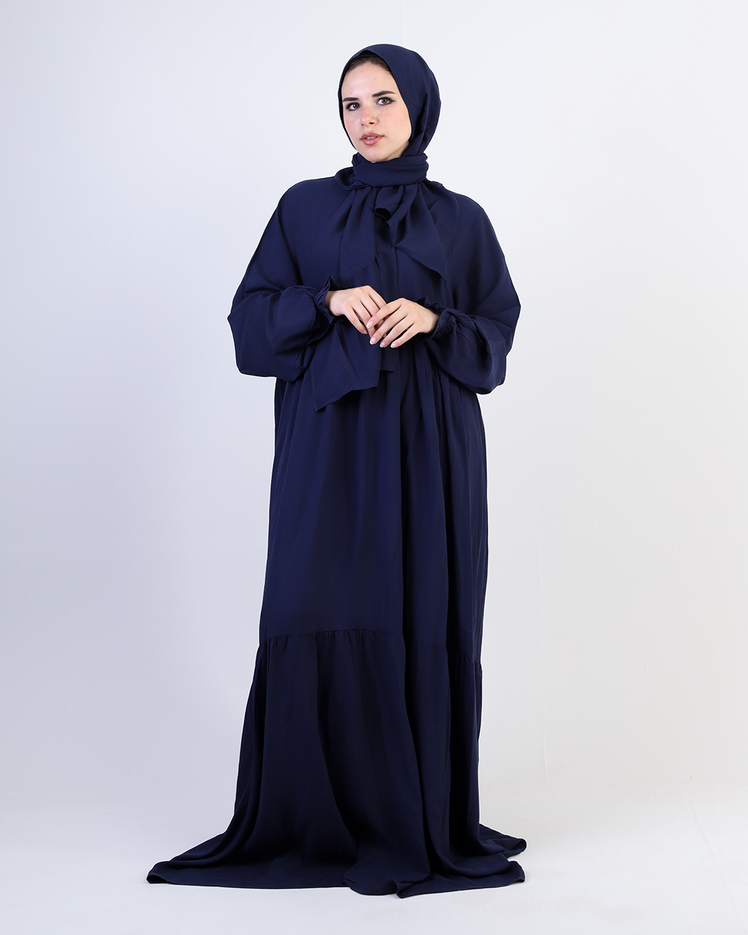 Navy blue Essdal-Viscose Cotton