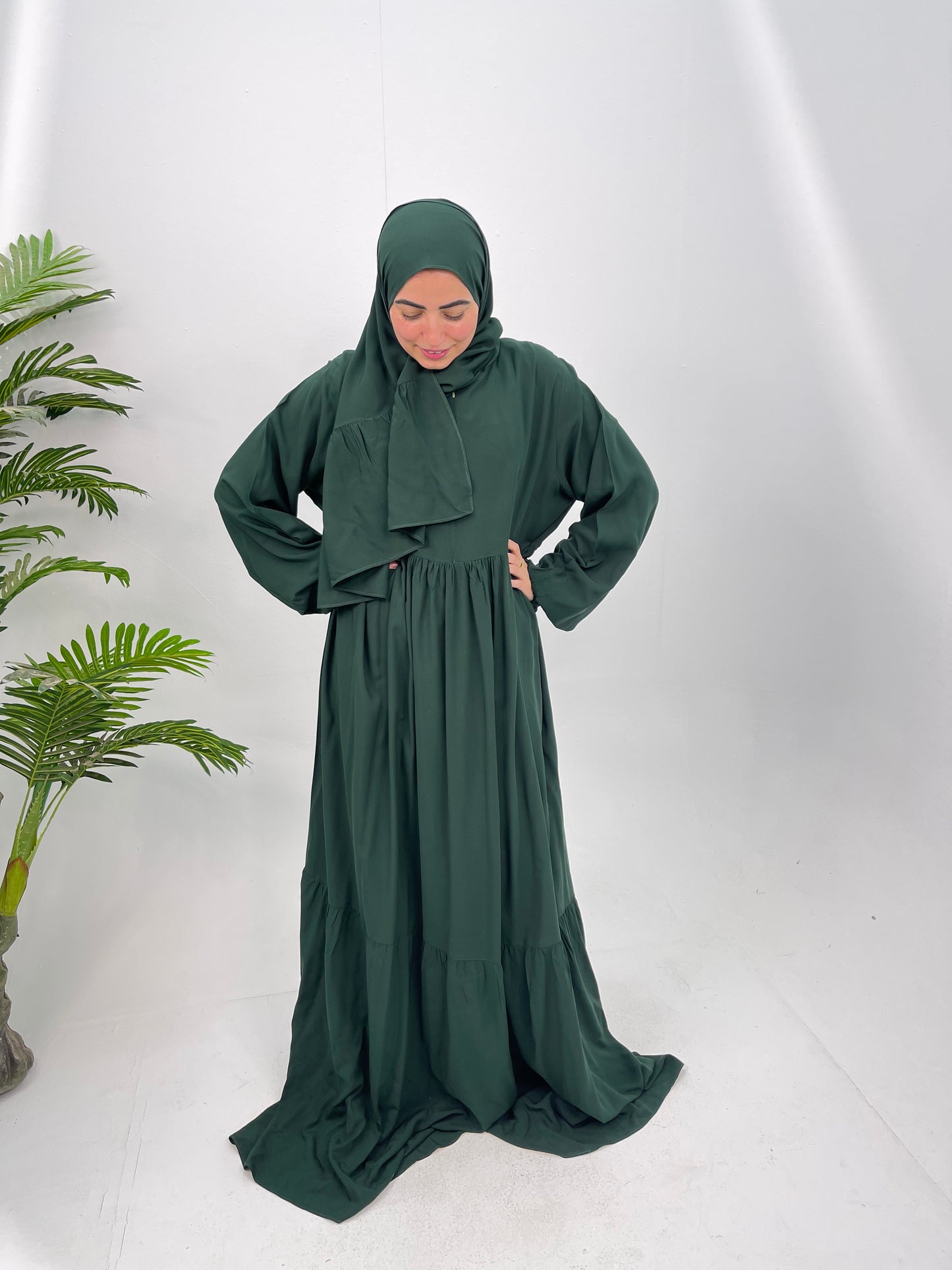 Teel Green-Viscose Cotton Essdal