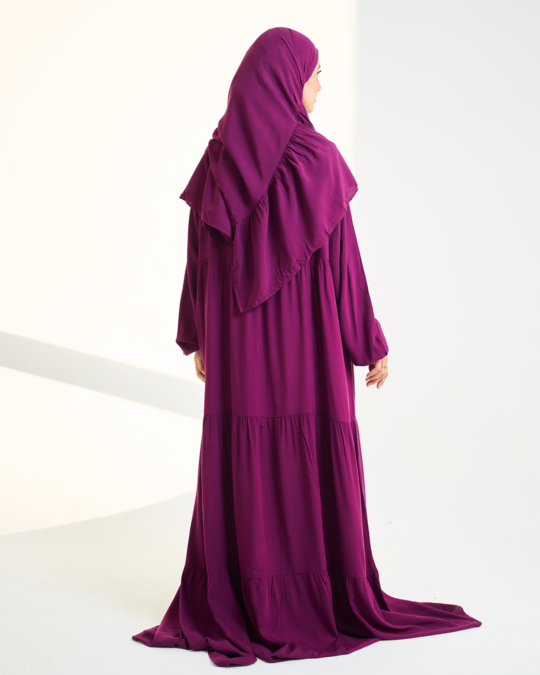 Purple Dress Essdal-Viscose Cotton