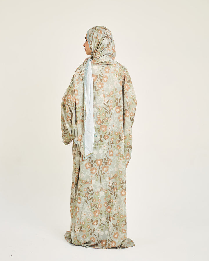 The Ankara Turkish Abaya-Zip- Front Crepe