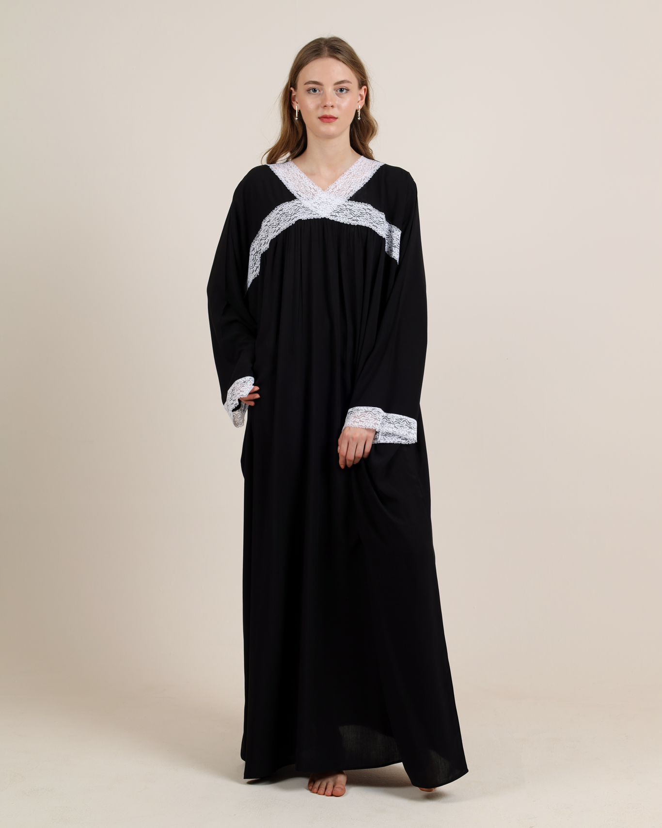 Lillia Black - Viscose Home Dress