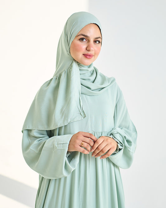Baby Mint Dress Essdal-Viscose Cotton
