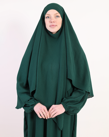 Royal Green French Hijab