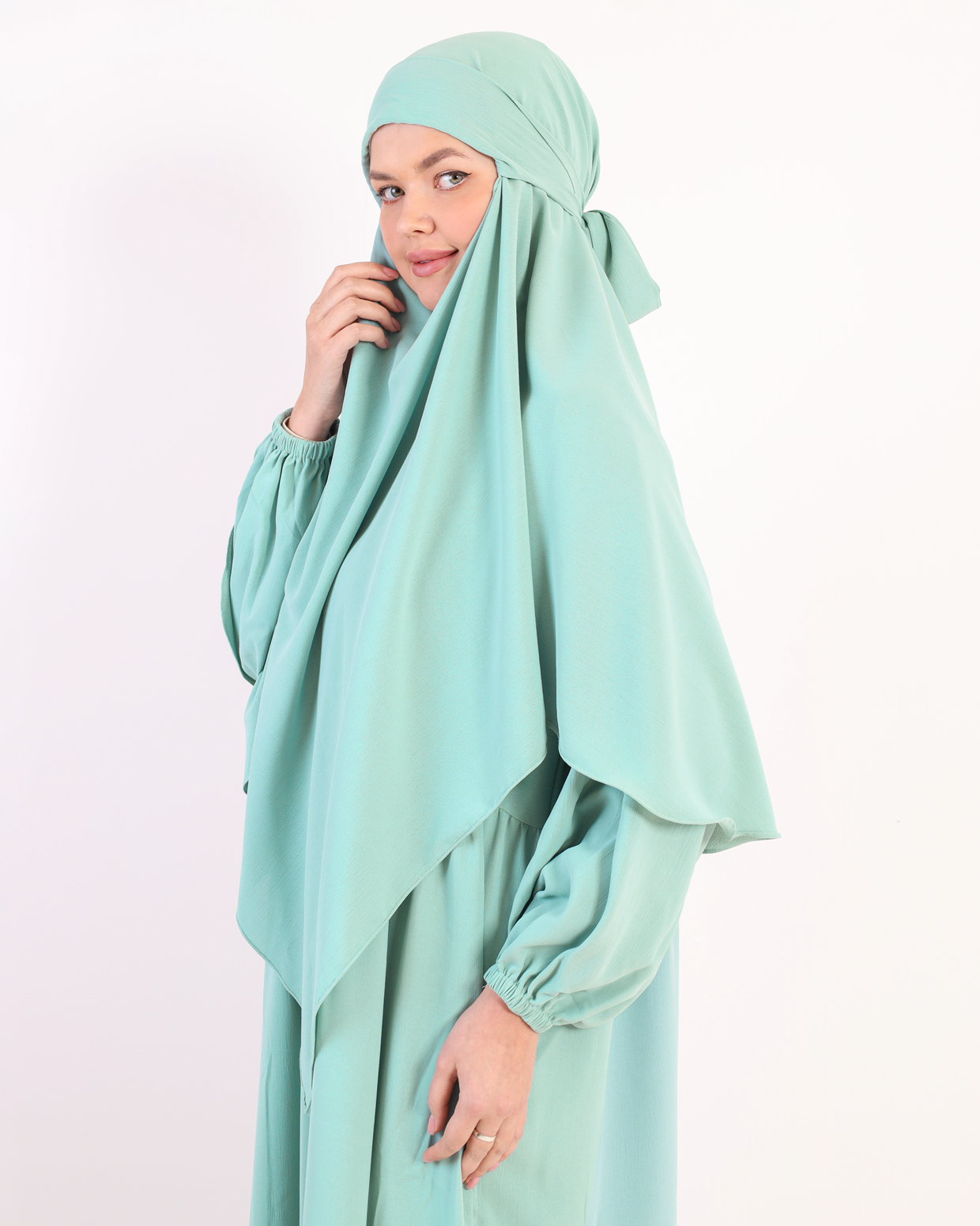 Mint French Hijab