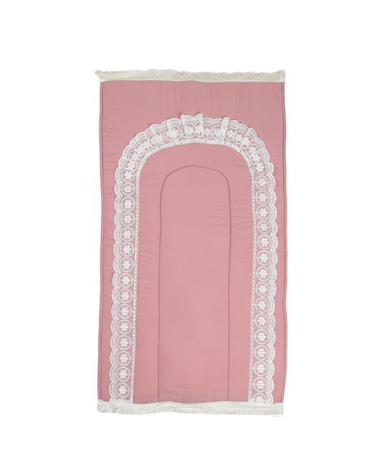 Cashmere Lace Embroidered Prayer Mat