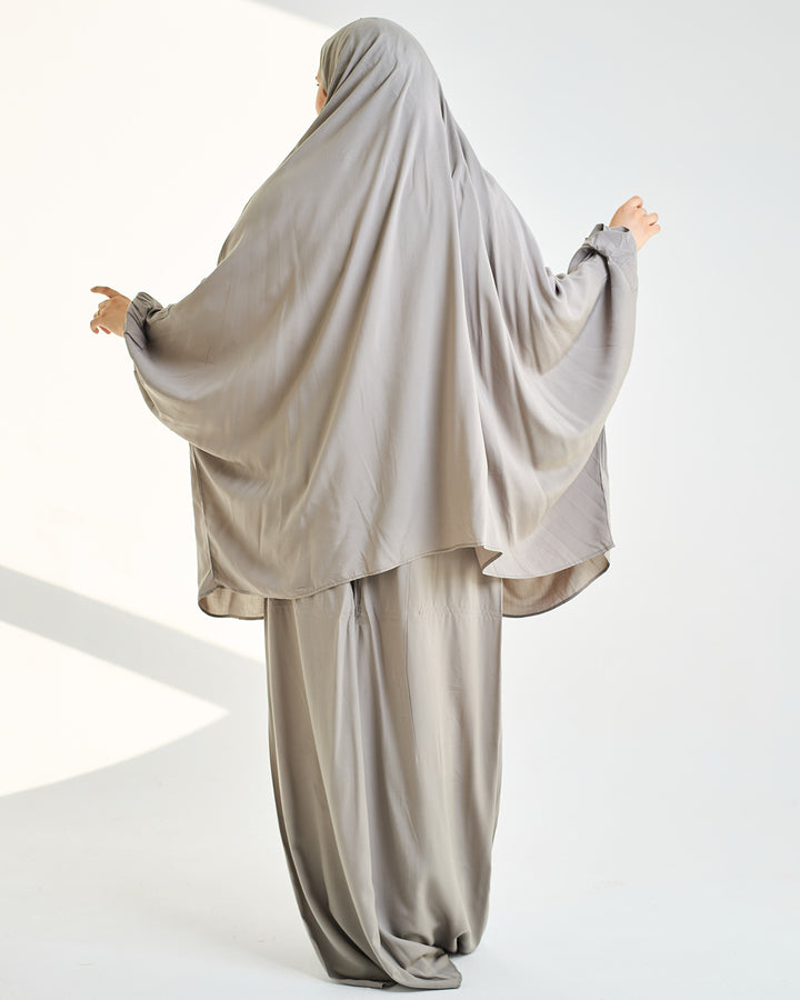 Light Grey Two Pieces Essdal - Viscose Cotton