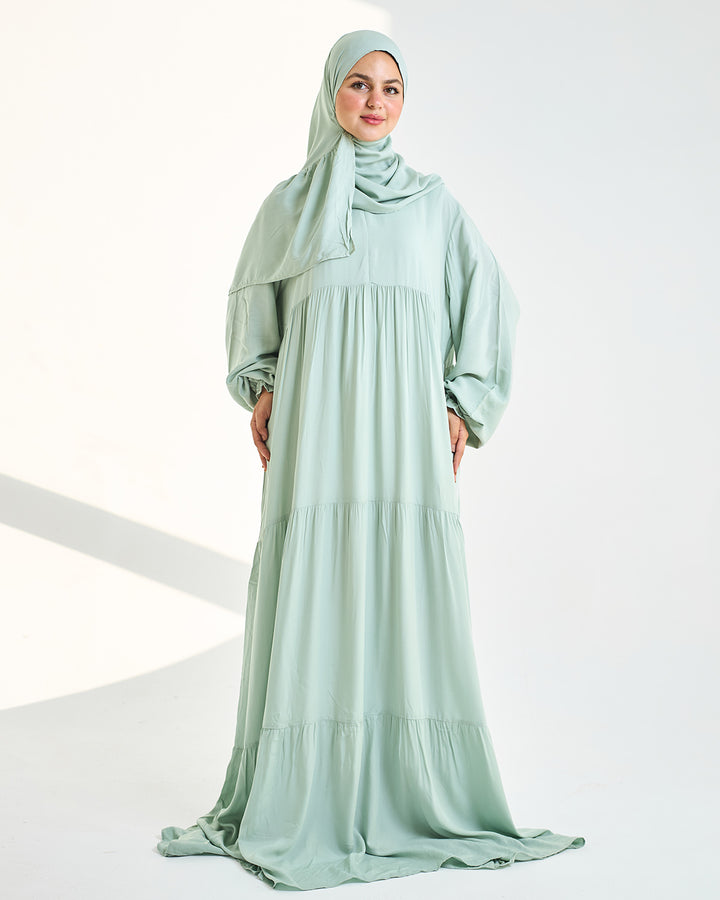 Baby Mint Dress Essdal-Viscose Cotton