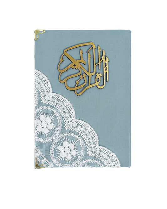 Mint Lace Embroidered Quran