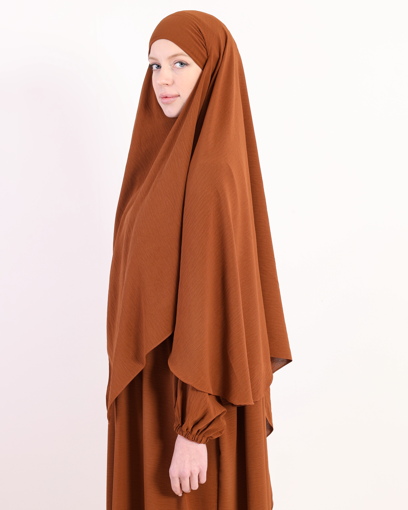 Caramel Brown French Hijab