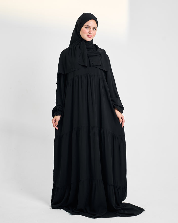 Black Dress Essdal-Viscose Cotton