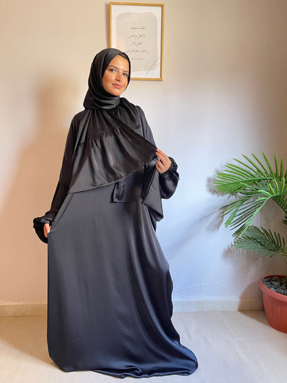 Black Essdal - Elegant Satin for All Sizes