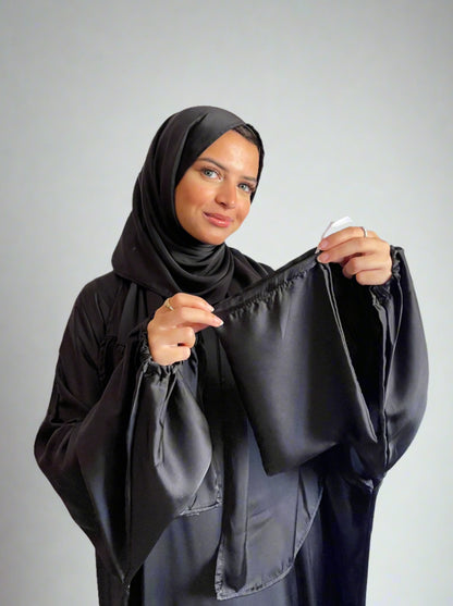 Black Essdal - Elegant Satin for All Sizes